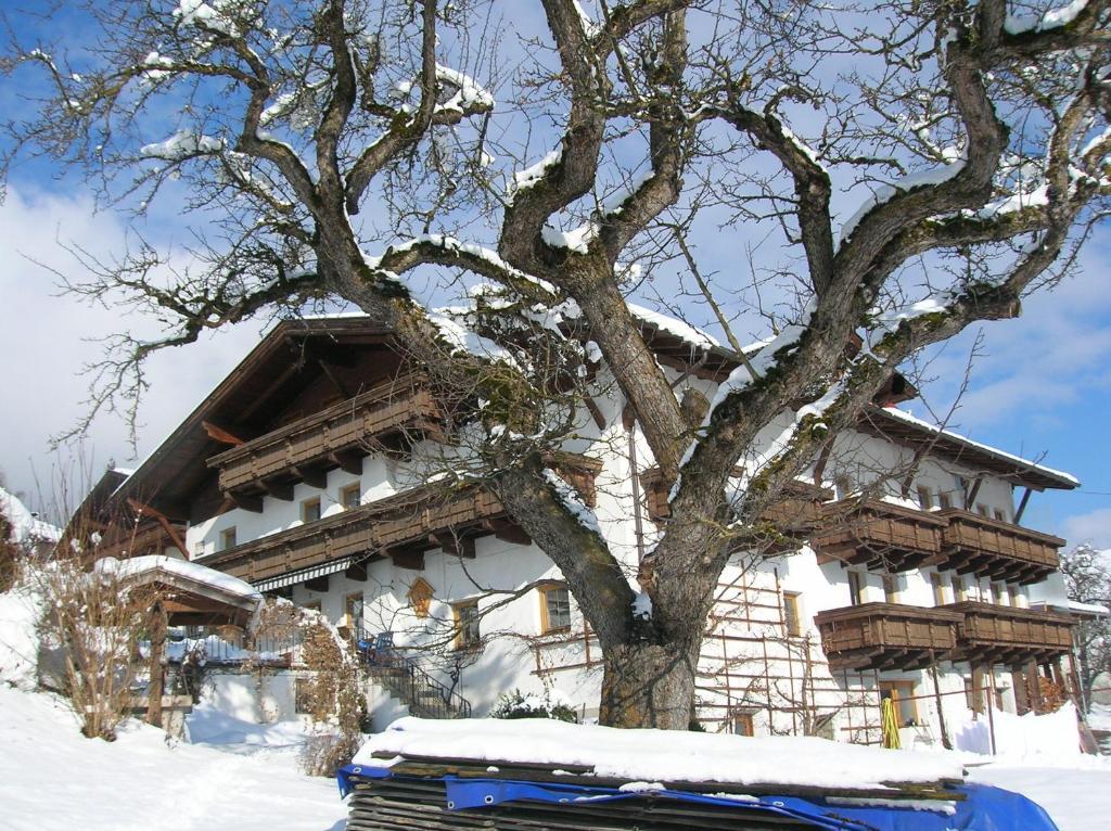 Pension Kirchbrugger Telfes im Stubai Buitenkant foto